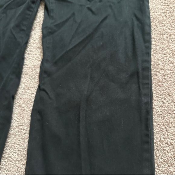 Vintage Y2K Lee Black Chino Mid Rise Straight Leg Pants Women’s Size 12 Petite - Picture 6 of 13